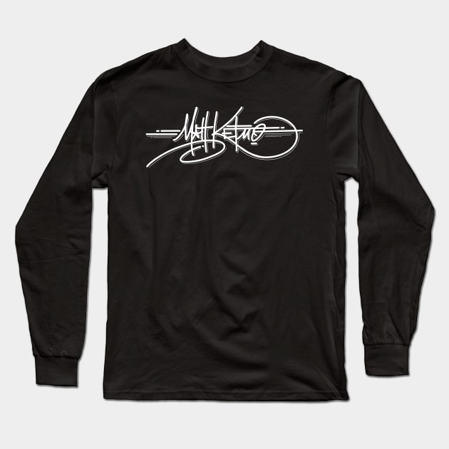 MattKetmo Signature Graffiti Black Long Sleeve T-Shirt by MattKetmo